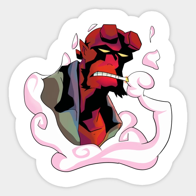 Hell of a boy Sticker by DaveyDboi